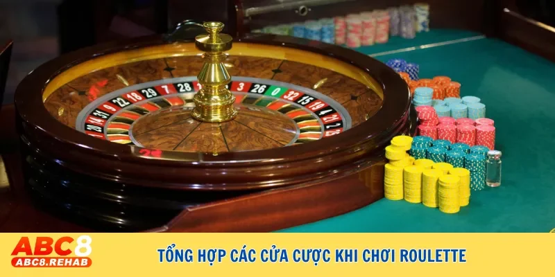 Roulette là gì? Luật chơi và cách thắng dễ dàng nhất 4 Các cửa cược khi chơi cò quay