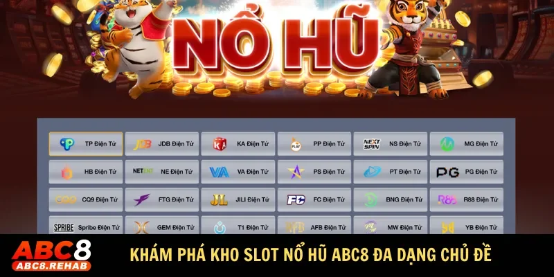 TRANG CHỦ 33 Khám phá kho slot nổ hũ ABC8 đa dạng chủ đề